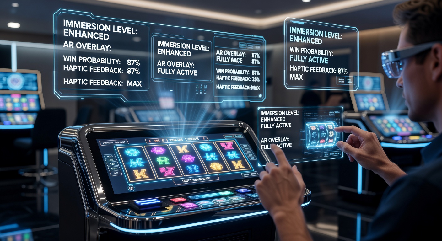 Players interacting with AR-enhanced reel systems in a casino environment